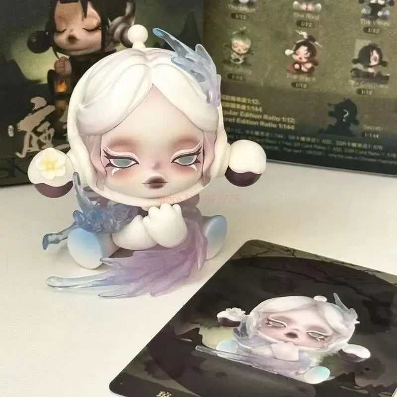 Mystery Box Skullpanda™ – Série Front Ink Plum | Génération 11 Figurine Surprise Artistique