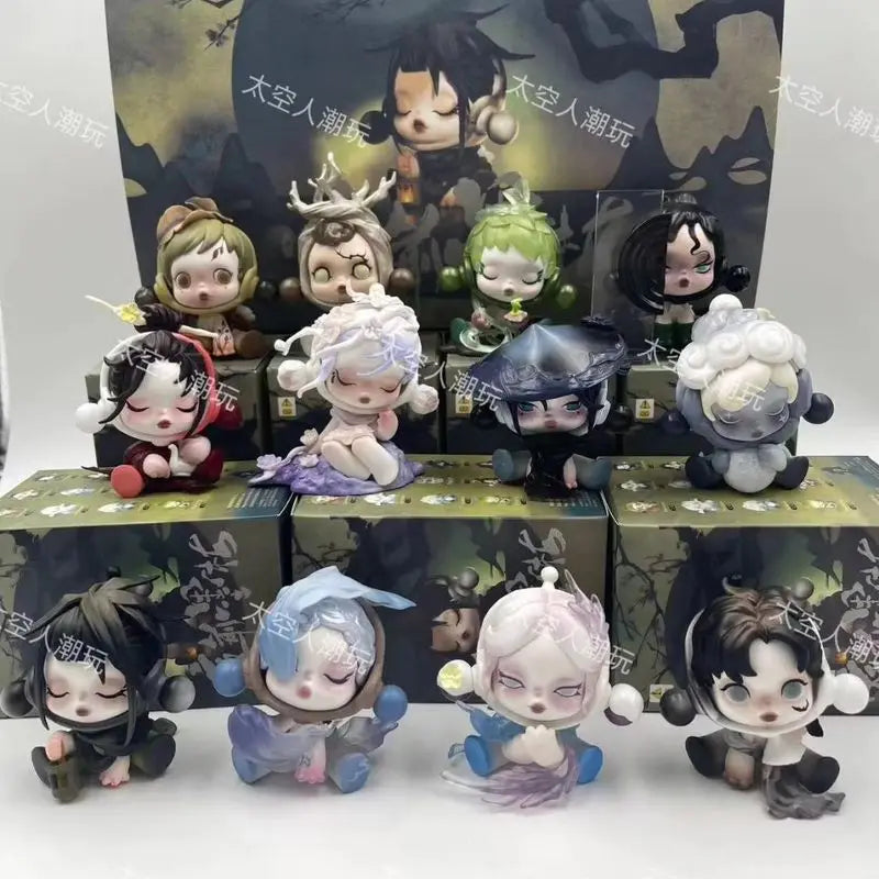 Mystery Box Skullpanda™ – Série Front Ink Plum | Génération 11 Figurine Surprise Artistique