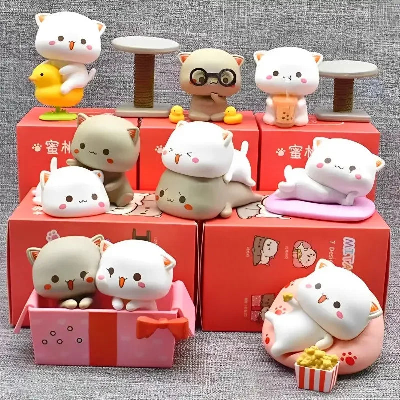 Mystery Box Mitao Cat™ – Saison 2 | Figurine Surprise Kawaii à Collectionner