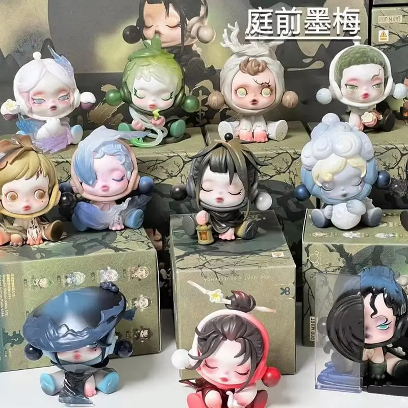 Mystery Box Skullpanda™ – Série Front Ink Plum | Génération 11 Figurine Surprise Artistique