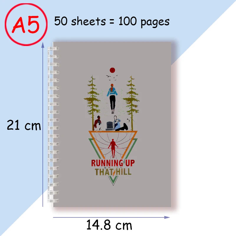 Carnet de Notes A5 Stranger Things – “Running Up That Hill”